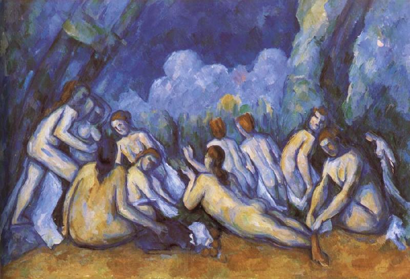 Paul Cezanne Portrait of bather Norge oil painting art